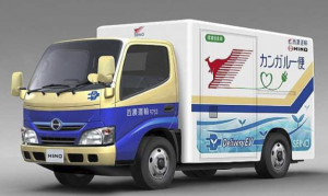 実証運行に使用する小型EVトラック 実証運行に使用する小型EVトラック