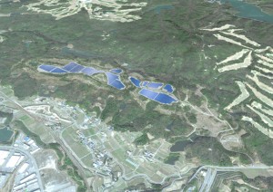 大林組が建設する太陽光発電所のイメージ 大林組が建設する太陽光発電所のイメージ