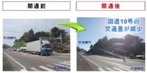 東九州道2区間開通で宮崎県の交通量1.4倍増