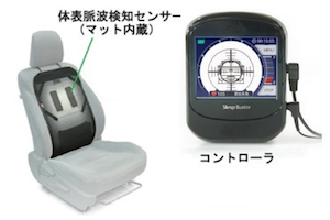 JUKI、居眠り運転警告装置の警告機能を強化（1）