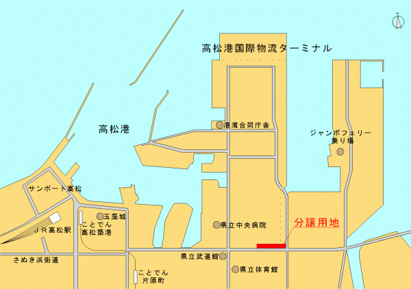 香川県、高松港朝日地区で企業用地の分譲開始