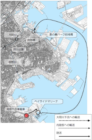 横浜市、27日に港と川結ぶ救援物資輸送実験