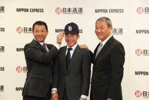 友永選手がドラフト会議で中日ドラゴンズよりドラフト第3位指名