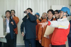 国交省、横浜冷凍の最新定温物流施設を視察