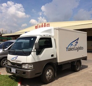 郵船ロジ、カンボジア貧困地域支援で食品無償輸送