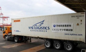 郵船ロジ、CAコンテナ用い農産物の貯蔵試験実施