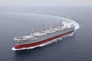 名村造船、シリーズ14番目の3.4万トンばら積み船竣工