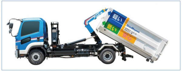 新明和、脱着ボデートラック7トン車級新モデル発売