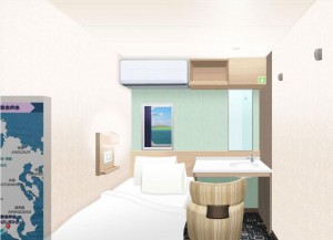フェリーさんふらわあが大型船2隻建造 ▲トラック乗務員用スタンダード(出所:フェリーさんふらわあ)