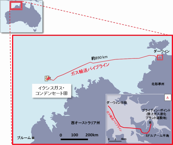 国際帝石、西豪州沖に890キロのパイプライン敷設