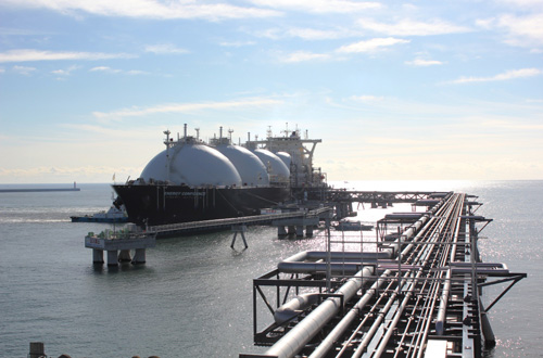 東ガス、日立LNG基地で初のLNG受入れが完了