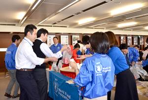 商船三井、国連WFPのチャリティイベントに協力