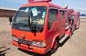 商船三井、パラグアイへの消防車輸送に協力