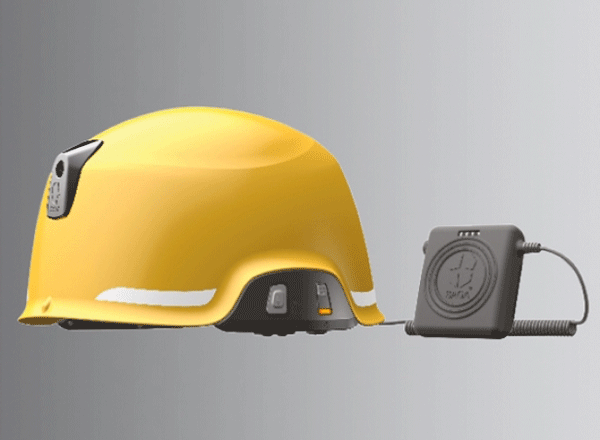 無線機能付きヘルメット発売、建設･運送業の使用想定