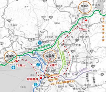 ラサール、堺市に関西最大級15万m2の大型物流施設開発3