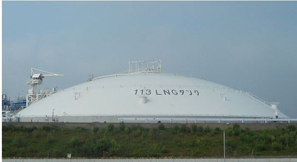 東邦ガス、愛知で3基目のLNGタンクが完成