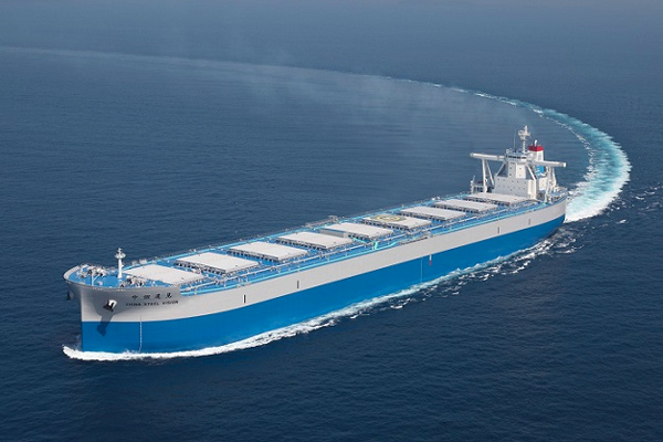 JMU、載貨重量20万トン型｢チャイナスチールビジョン｣引渡し