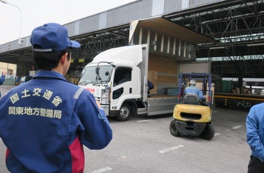 日本自動車ターミナル、板橋TTで首都直下地震防災訓練