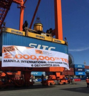 SITC、比マニラ北港で年間コンテナ本数200万TEU突破