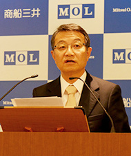 商船三井･池田社長、最重要課題は経常損益の黒字化