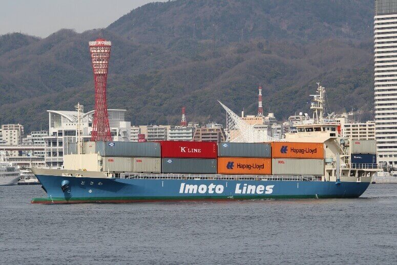 井本商運、499総トン型「ときわ」神戸初入港
