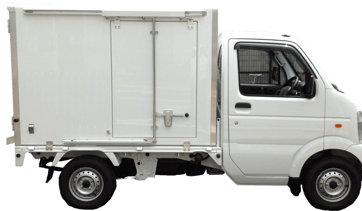 ITE、アイスバッテリー式軽トラック冷凍ボディ開発