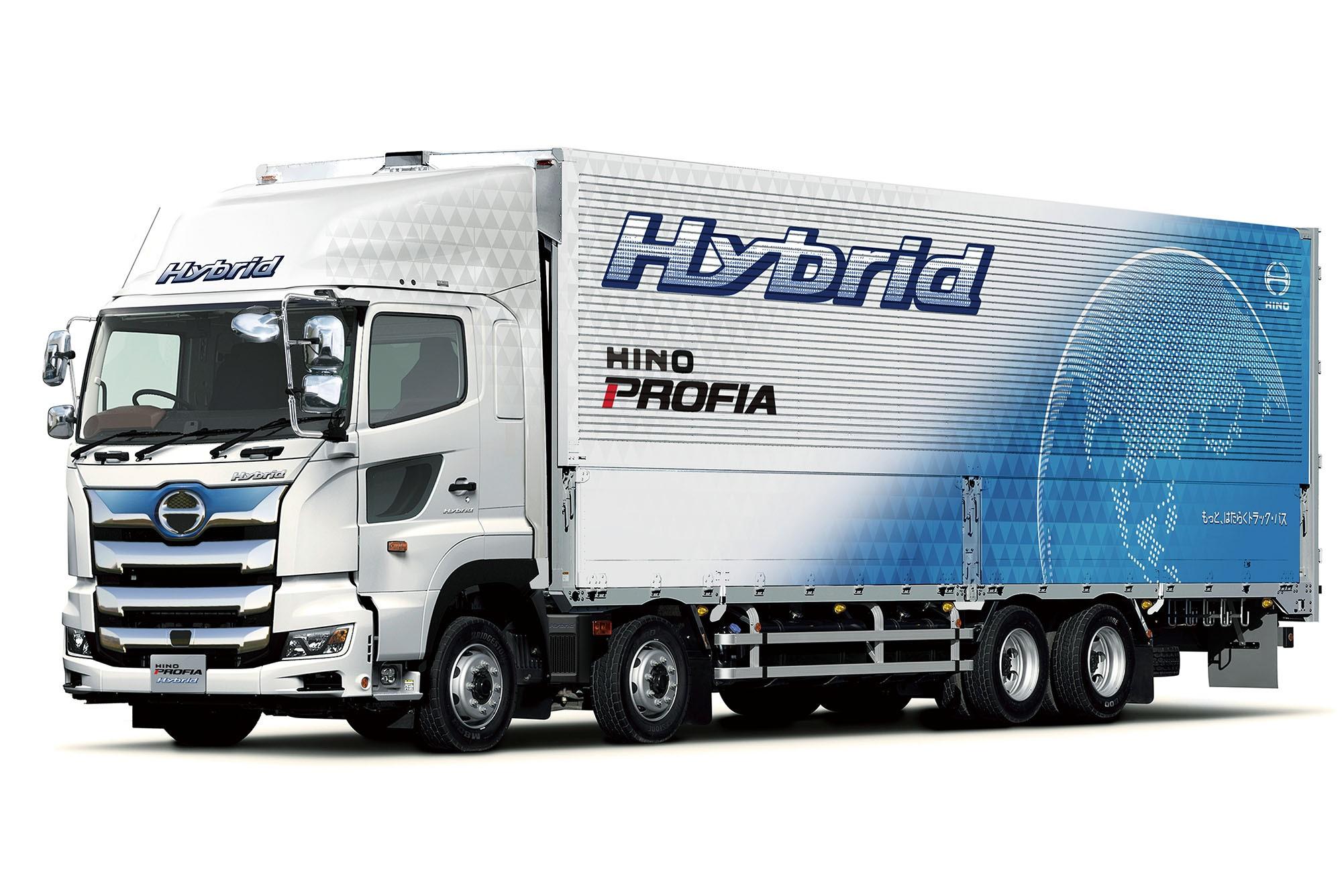 日野 Ai制御のハイブリッド搭載大型トラック発売