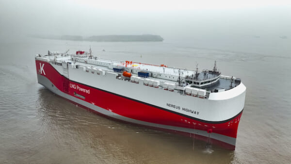川崎汽船、7000台積みLNG自動車船完成 | LOGISTICS TODAY 川崎汽船、7000台積みLNG自動車船完成 | LOGISTICS TODAY