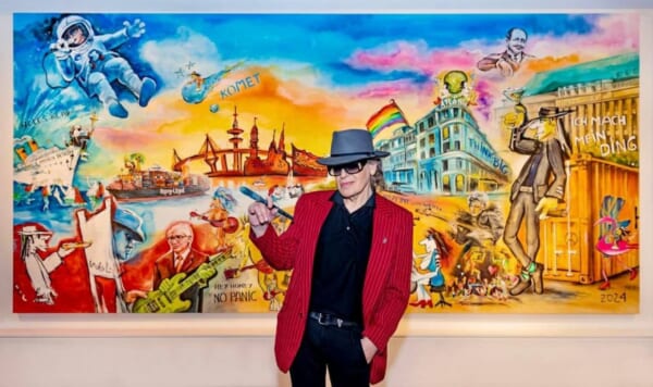 HL、ウド・リンデンベルク氏の巨大絵画展示 | LOGISTICS TODAY