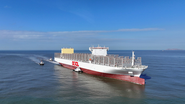 コンテナ船 「 OOCL GUANGZHOU 」 （ HKG / OOCL ） - 写・撃
