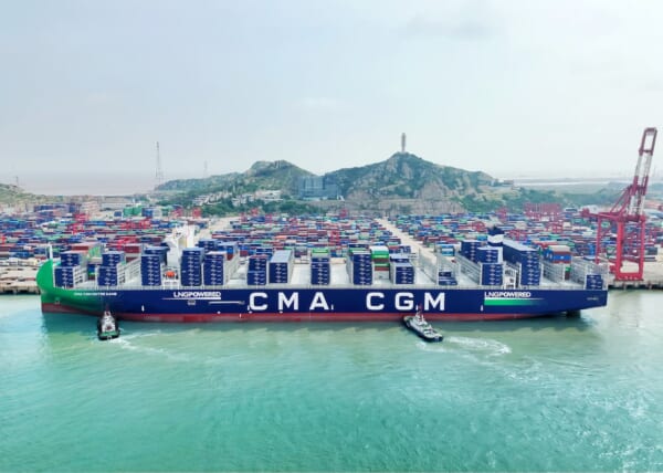 CMA CGM、仏最大級LNG燃料コンテナ船を受領 | LOGISTICS TODAY