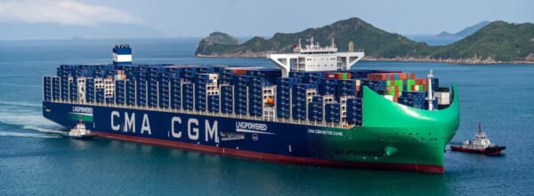 仏船籍最大コンテナ船がルアーブル初寄港 | LOGISTICS TODAY