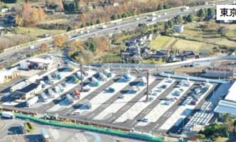 SA・PAの大型車混雑対策で駐車マス600台拡充